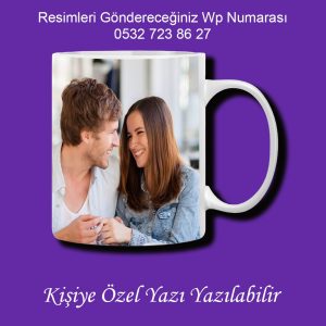 Kişiye Özel Resimli Kupa Bardak ve Kahve Fincanı