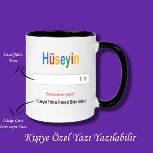 Kişiye Özel Google Kupa Bardak - Herşeyi Bilir Kupa Bardak Yazılar Değişebilir