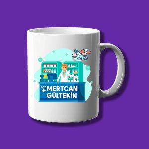 Kişiye Özel Meslek Kupası - Eczacıya Özel İsimli Kupa Bardak