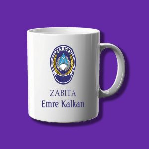 Kişiye Özel Meslek Kupası - Zabıtaya Özel İsimli Kupa Bardak