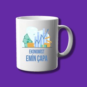 Kişiye Özel Meslek Kupası - Ekonomist Özel İsimli Kupa Bardak