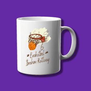 Kişiye Özel Meslek Kupası - Basketbolcuya Özel İsimli Kupa Bardak