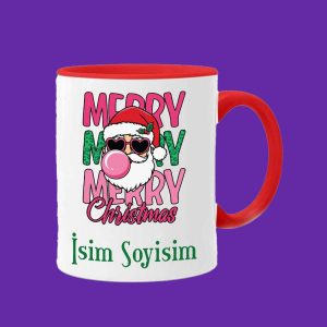 Kişiye Özel Yılbaşı Yeniyıl Tasarımlı Kişiye Özel Yeni Yıl Temalı Kupa Bardak