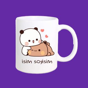 Kişiye Özel Bubu Dudu Tasarımlı İsme Özel Baskılı Kupa Bardak