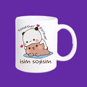 Kişiye Özel Bubu Dudu Tasarımlı İsme Özel Baskılı Kupa Bardak