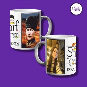 Öğretmenler Gününe Özel Sınıf Öğretmeni Hediye Kupa Bardak - 1 Adet