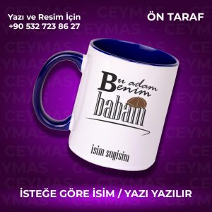 Kişiye Özel İsim Baskılı Bu Adam Benim Babam Kupa Bardak