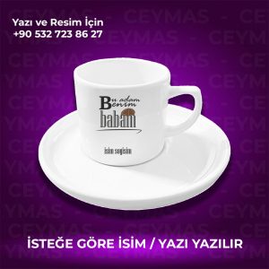 Kişiye Özel İsim Baskılı Bu Adam Benim Babam Kupa Bardak