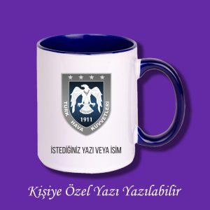 Kişiye Özel Renkli Türk Hava Kuvvetleri Meslek Kupası
