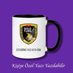 Kişiye Özel Solo Türk Baskılı Renkli Meslek Kupası