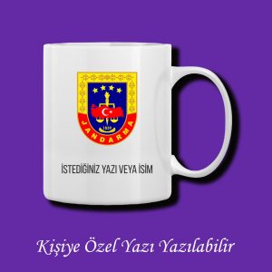 Kişiye Özel Renkli Jandarma Meslek Kupası