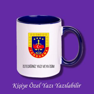 Kişiye Özel Renkli Jandarma Meslek Kupası