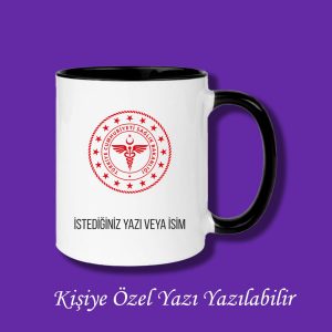 Kişiye Özel Sağlık Bakanlığı Baskılı Renkli Meslek Kupası
