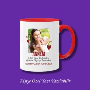Anneler Gününe Özel Resim ve İsim Baskılı Kupa Bardak Modelleri