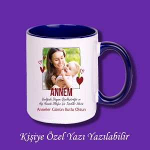 Anneler Gününe Özel Resim ve İsim Baskılı Kupa Bardak Modelleri