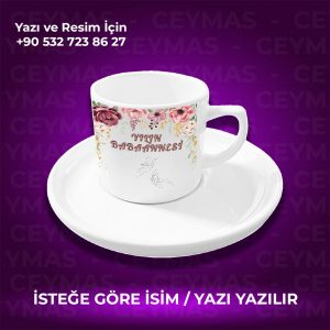 Kişiye Özel İsimli Yılın Babaannesi Hediyelik Renkli Kupa Bardak