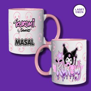 Kuromi Baskılı Kişiye Özel Kupa Bardak