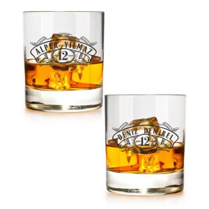 Kişiye Özel Chivas Regal Logosuna İsim Baskılı Viski Bardağı