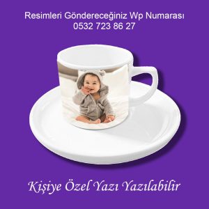 Kişiye Özel Resimli Kupa Bardak ve Kahve Fincanı